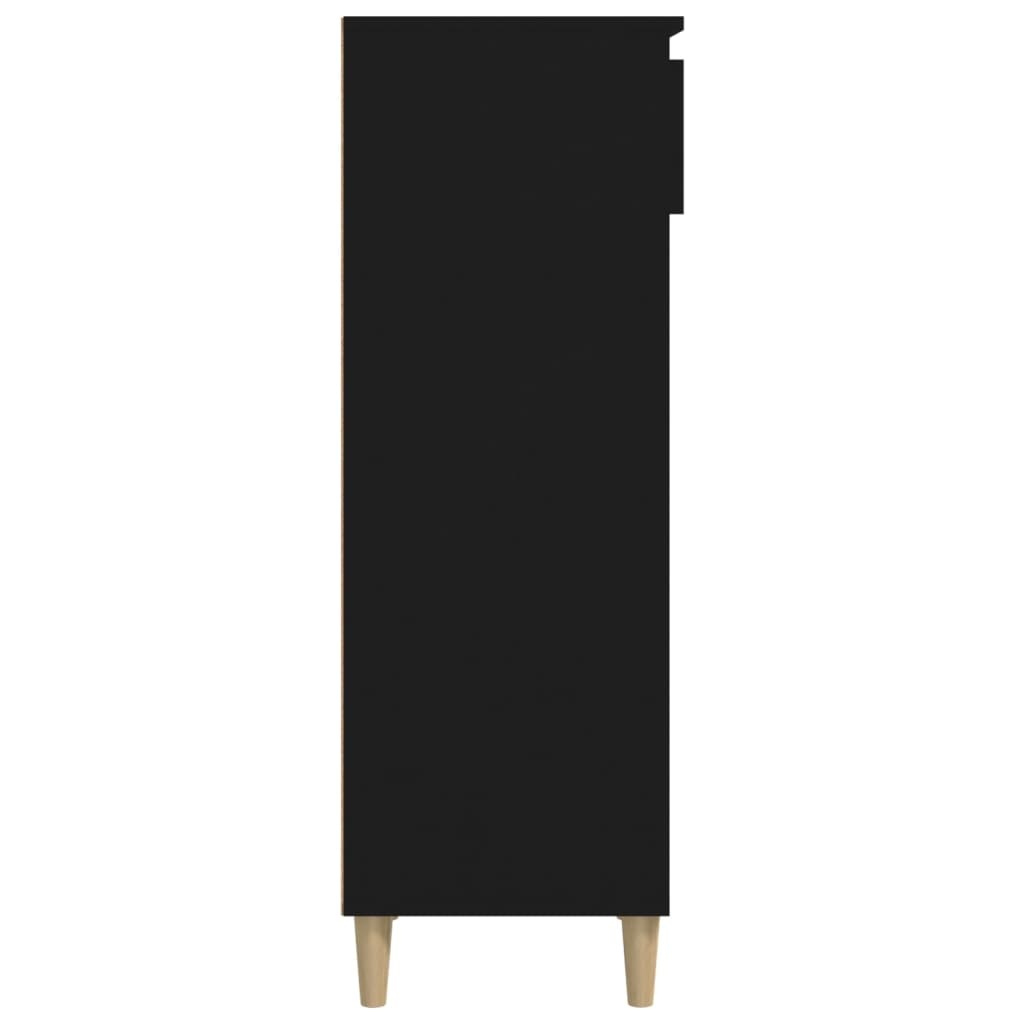 VidaXL Schoenenkast 40x36x105 cm bewerkt hout zwart