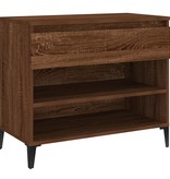 VidaXL Schoenenkast 70x36x60 cm bewerkt hout bruineikenkleurig