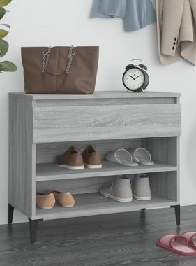 VidaXL Schoenenkast 70x36x60 cm bewerkt hout sonoma grijs