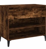 VidaXL Schoenenkast 70x36x60 cm bewerkt hout gerookt eikenkleurig