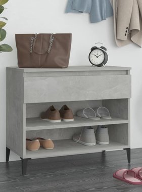 VidaXL Schoenenkast 70x36x60 cm bewerkt hout betongrijs
