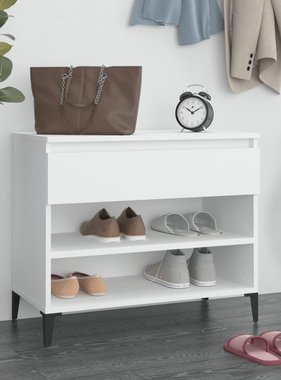 VidaXL Schoenenkast 70x36x60 cm bewerkt hout wit