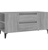 VidaXL Tv-meubel 102x44,5x50 cm bewerkt hout grijs sonoma eikenkleurig