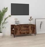 VidaXL Tv-meubel 102x44,5x50 cm bewerkt hout gerookt eikenkleurig