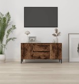VidaXL Tv-meubel 102x44,5x50 cm bewerkt hout gerookt eikenkleurig