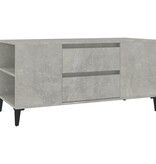 VidaXL Tv-meubel 102x44,5x50 cm bewerkt hout betongrijs