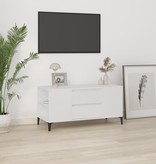 VidaXL Tv-meubel 102x44,5x50 cm bewerkt hout wit
