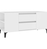 VidaXL Tv-meubel 102x44,5x50 cm bewerkt hout wit