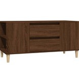 VidaXL Tv-meubel 102x44,5x50 cm bewerkt hout bruineikenkleurig
