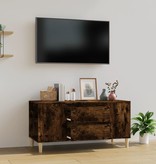 VidaXL Tv-meubel 102x44,5x50 cm bewerkt hout gerookt eikenkleurig