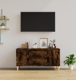 VidaXL Tv-meubel 102x44,5x50 cm bewerkt hout gerookt eikenkleurig