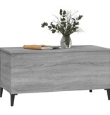 VidaXL Salontafel 90x44,5x45 cm bewerkt hout grijs sonoma eikenkleurig