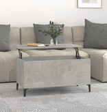 VidaXL Salontafel 90x44,5x45 cm bewerkt hout betongrijs