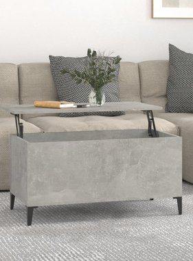 VidaXL Salontafel 90x44,5x45 cm bewerkt hout betongrijs