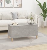 VidaXL Salontafel 90x44,5x45 cm bewerkt hout betongrijs
