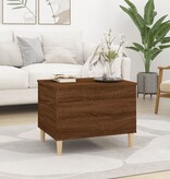 VidaXL Salontafel 60x44,5x45 cm bewerkt hout bruineikenkleurig
