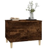 VidaXL Salontafel 60x44,5x45 cm bewerkt hout gerookt eikenkleurig
