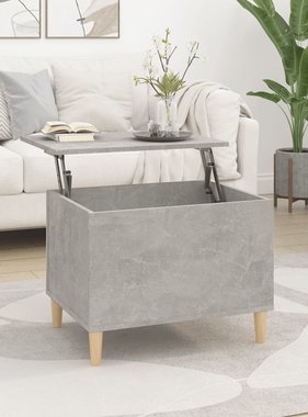 VidaXL Salontafel 60x44,5x45 cm bewerkt hout betongrijs