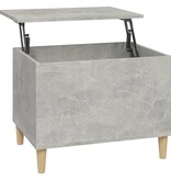VidaXL Salontafel 60x44,5x45 cm bewerkt hout betongrijs