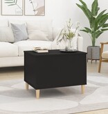 VidaXL Salontafel 60x44,5x45 cm bewerkt hout zwart