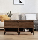 VidaXL Bijzettafels 2 st 50x46x50 cm bewerkt hout bruineikenkleurig