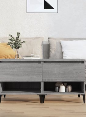 VidaXL Bijzettafels 2 st 50x46x50 cm bewerkt hout grijs sonoma eiken
