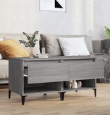 VidaXL Bijzettafels 2 st 50x46x50 cm bewerkt hout grijs sonoma eiken
