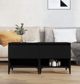 VidaXL Bijzettafels 2 st 50x46x50 cm bewerkt hout zwart