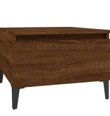VidaXL Bijzettafel 50x46x35 cm bewerkt hout bruineikenkleurig