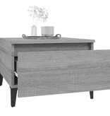 VidaXL Bijzettafels 2 st 50x46x35 cm bewerkt hout grijs sonoma eiken