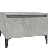 VidaXL Bijzettafel 50x46x35 cm bewerkt hout betongrijs