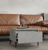 VidaXL Bijzettafel 50x46x35 cm bewerkt hout betongrijs