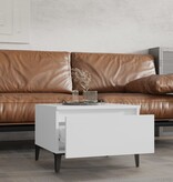 VidaXL Bijzettafels 2 st 50x46x35 cm bewerkt hout wit