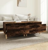 VidaXL Bijzettafels 2 st 50x46x35 cm bewerkt hout gerookt eikenkleurig