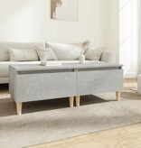 VidaXL Bijzettafels 2 st 50x46x35 cm bewerkt hout betongrijs
