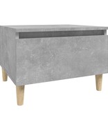 VidaXL Bijzettafel 50x46x35 cm bewerkt hout betongrijs