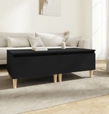 VidaXL Bijzettafels 2 st 50x46x35 cm bewerkt hout zwart