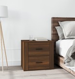 VidaXL Nachtkastje 50x39x47 cm bruineikenkleurig