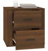 VidaXL Nachtkastje 50x39x47 cm bruineikenkleurig