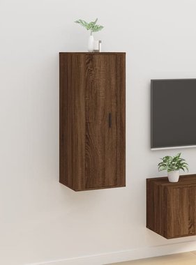 VidaXL Tv-wandmeubel 40x34,5x100 cm bruineikenkleurig