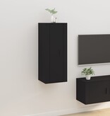 VidaXL Tv-wandmeubel 40x34,5x100 cm zwart