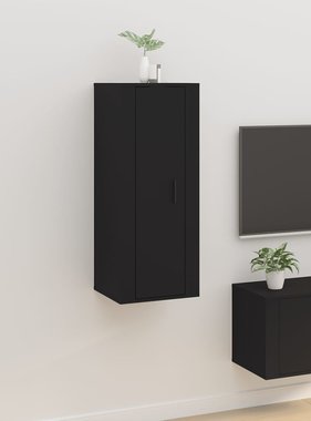 VidaXL Tv-wandmeubel 40x34,5x100 cm zwart
