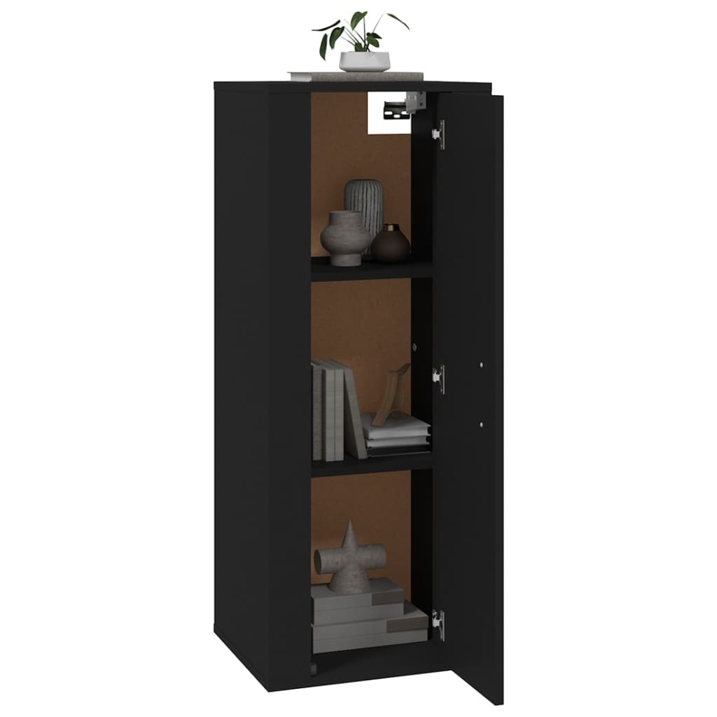 VidaXL Tv-wandmeubel 40x34,5x100 cm zwart