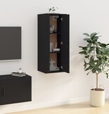 VidaXL Tv-wandmeubel 40x34,5x100 cm zwart