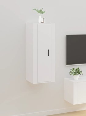 VidaXL Tv-wandmeubel 40x34,5x100 cm wit