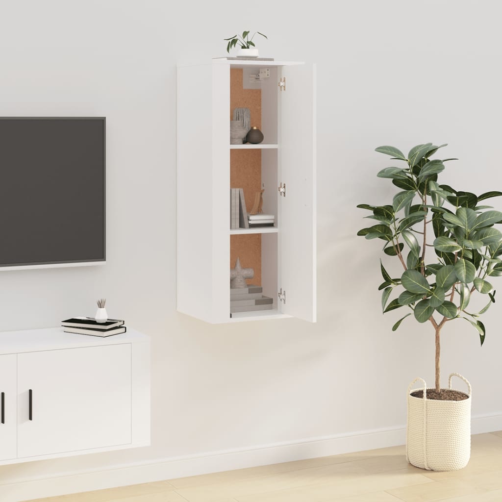 VidaXL Tv-wandmeubel 40x34,5x100 cm wit