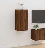 VidaXL Tv-wandmeubel 40x34,5x80 cm bruineikenkleurig