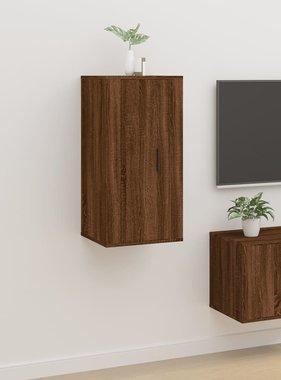 VidaXL Tv-wandmeubel 40x34,5x80 cm bruineikenkleurig