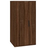 VidaXL Tv-wandmeubel 40x34,5x80 cm bruineikenkleurig