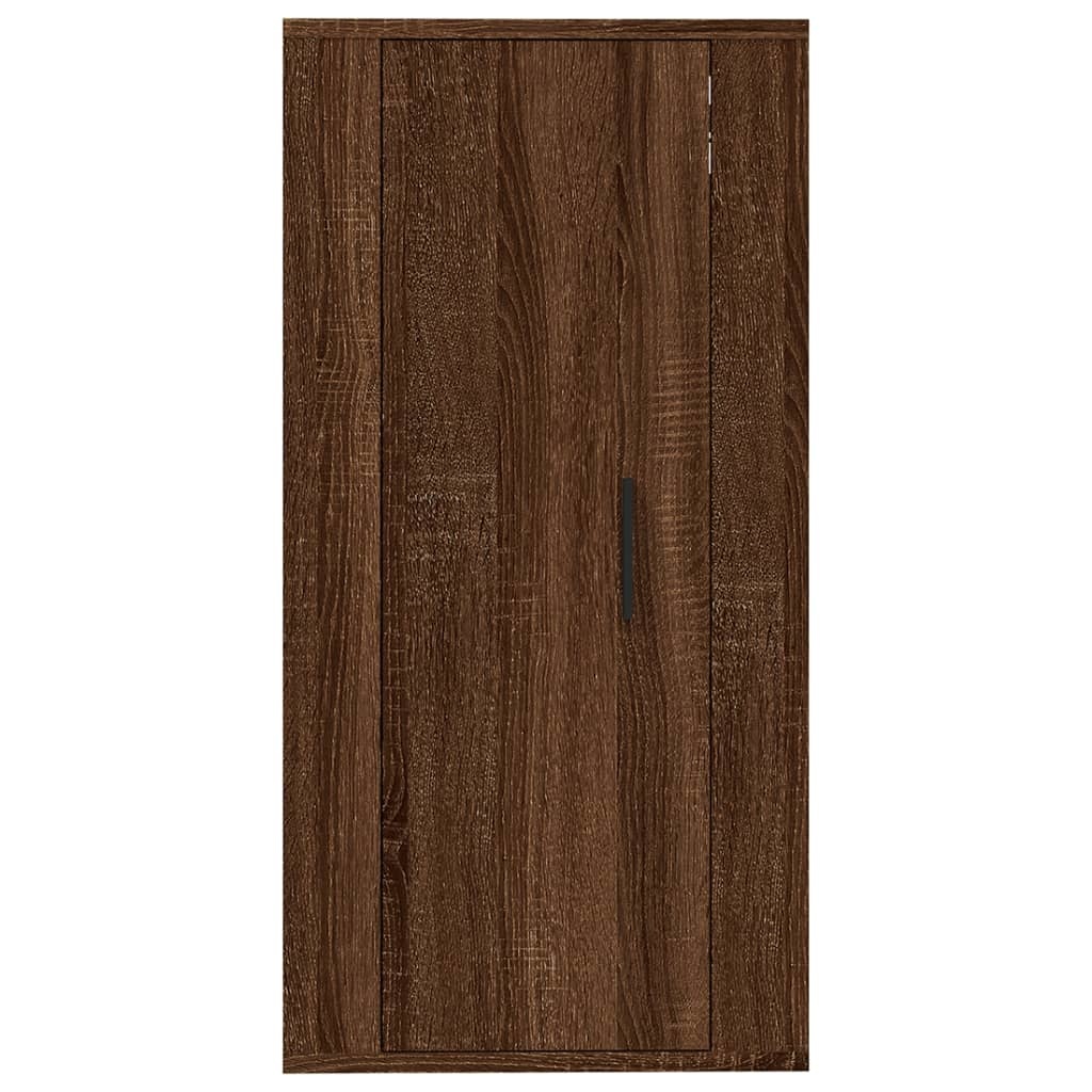 VidaXL Tv-wandmeubel 40x34,5x80 cm bruineikenkleurig